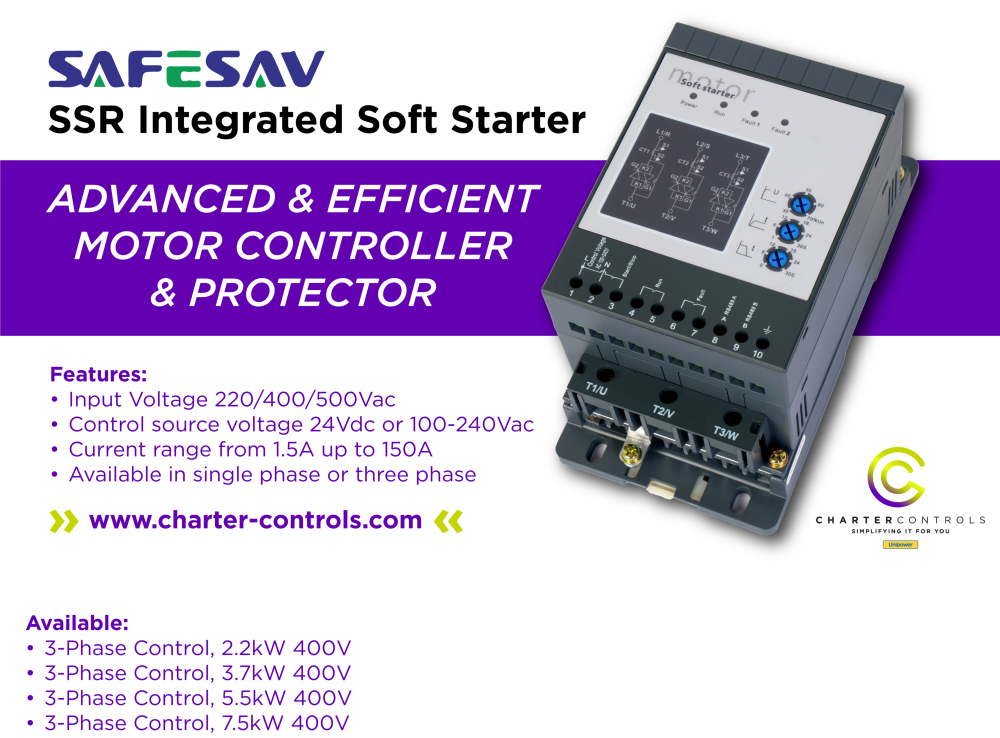 Introducing Safesav Soft Starters Charter Controls