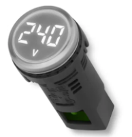 Voltage Indicator Clear 70-240V Ac