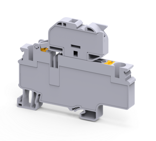 6mm² PUSH IN FUSE Terminal Block 110-240V