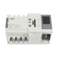 32A 4 pole, 3 position ATS, Instant changeover with fire-link & RS485 & optional external display