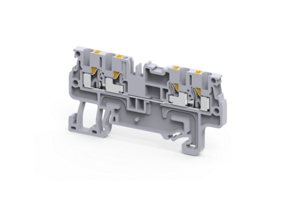 1.5 mm² FEED THROUGH 4 WIRE PUSH IN Terminal Block