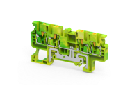 2.5 mm² FEED THROUGH 4 WIRE PUSH IN GROUND Terminal Block