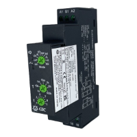 High-current timer, 1 C/O, 12-240V AC/DC, 10 modes, 16A output, DIN rail mount