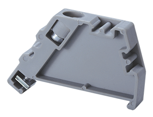 POLYAMIDE SCREW END CLAMP FOR DIN35 RAIL