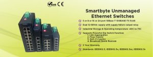 2025 Smartbyte Unmanaged Industrial Ethernet Switches