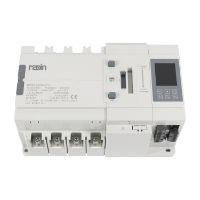 250A 4 pole, 3 position ATS, Instant changeover with fire-link & RS485 & optional external display