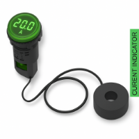 Current Indicator Green 70-240V Ac