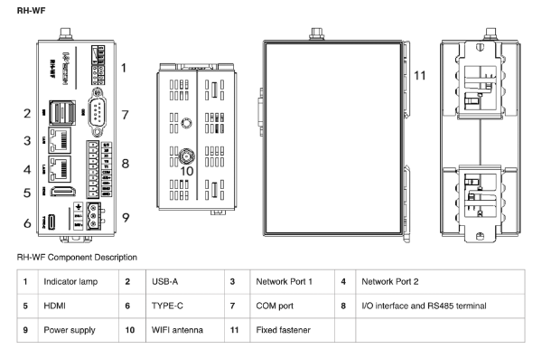 WECON V-BOX RH-WF VBOX IIOT, Wifi/Ethernet