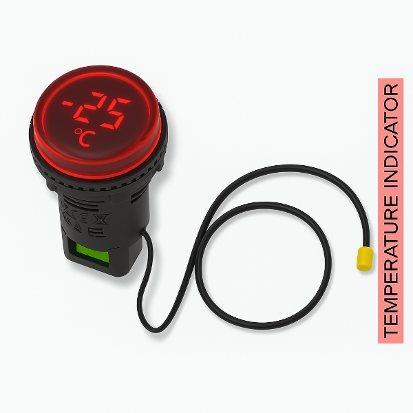 Tempreture Indicator Red 70-240V Ac