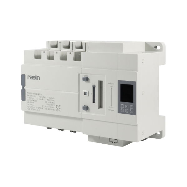 300A 4 pole, 3 position ATS, Instant changeover with fire-link & RS485 & optional external display