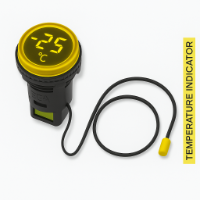 Tempreture Indicator Yellow 24V Dc