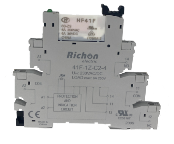 230Vac Interface Relay Module RICHON 41F 1Z C2 4