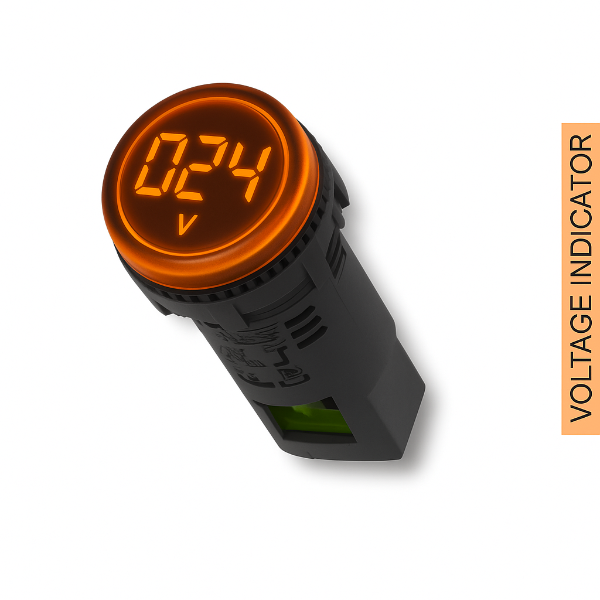Voltage Indicator Amber 70-240V Ac