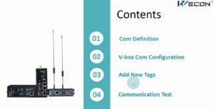 WECON V-Box to PLC Configuration