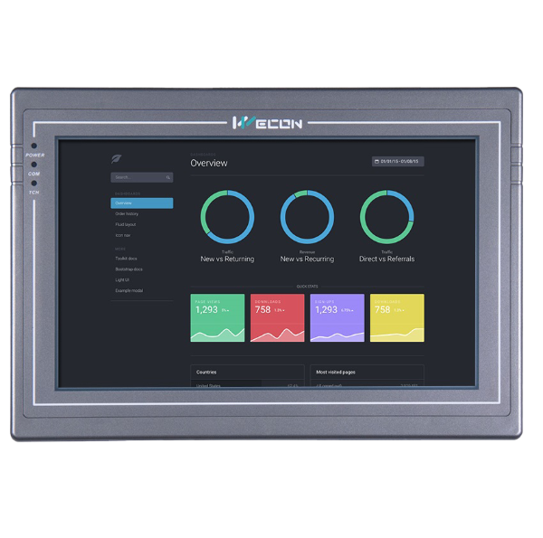 10.2" HMI with 3 in 1 COM Port  + Ethernet & Remote Monitoring